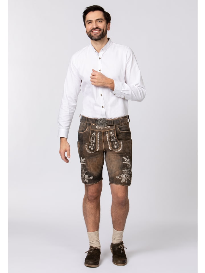 Stockerpoint Stockerpoint Trachtenhemd Salto in weiss-grau günstig kaufen