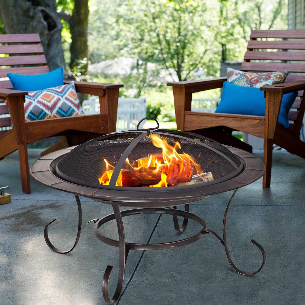 Costway Feuerschale Grill