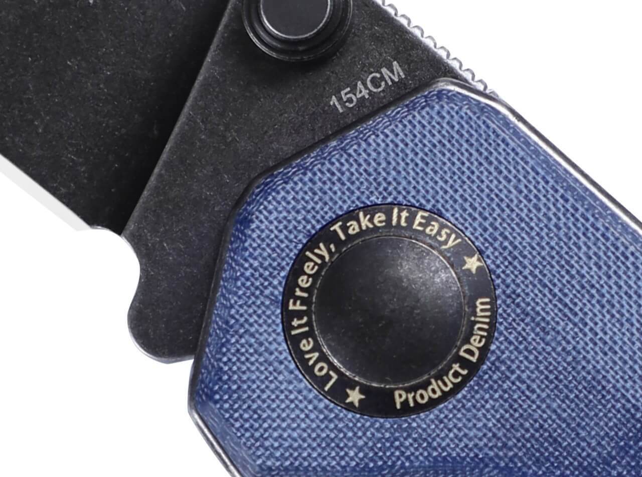 Begleiter Blue Denim Micarta