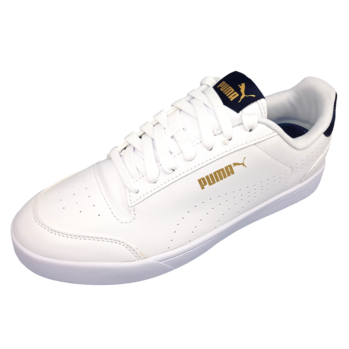 Puma Shuffle Perf 380150 Weiß 06 white-gold-peacoat