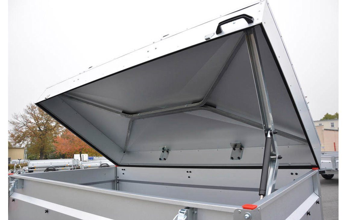 STEMA PKW-Anhänger BASIC 850 COC, max. 593 kg, inkl. Bordwandaufsatz und Deckel