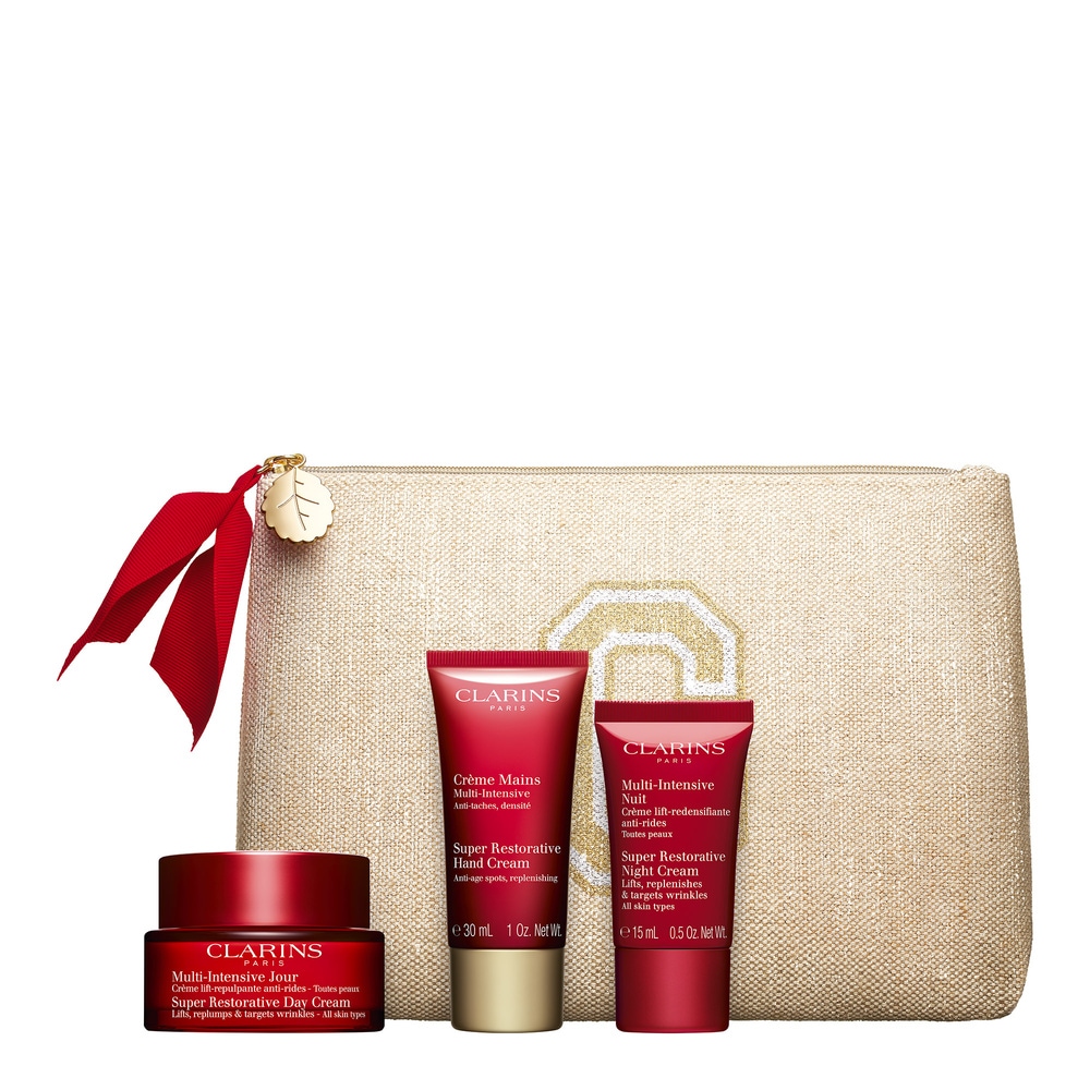 Clarins Coffret Multi Intensive Jour - Mes essentiels anti-rides & densité Coffret Noël Soin visage anti-âge, anti-rides dès 50ans