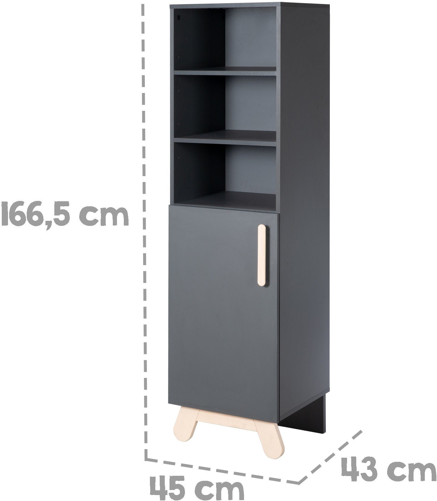 roba® Kinderregal, mit Tür; Made in Europe