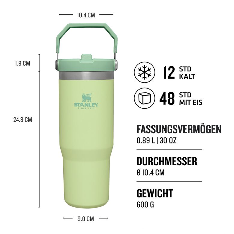 Stanley The IceFlow Flip Straw Tumbler citron