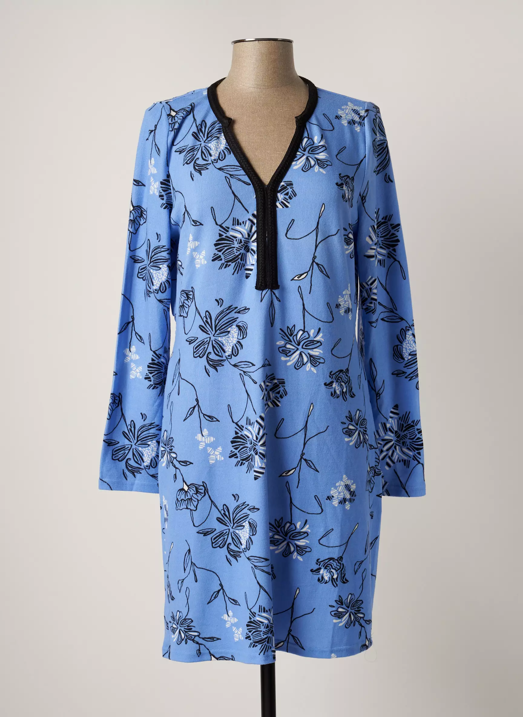 La Fiancee Du Mekong Robes Mi Longues Femme couleur bleu