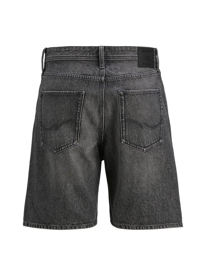 JACK & JONES PLUS Jeans-Shorts in Black Denim günstig kaufen