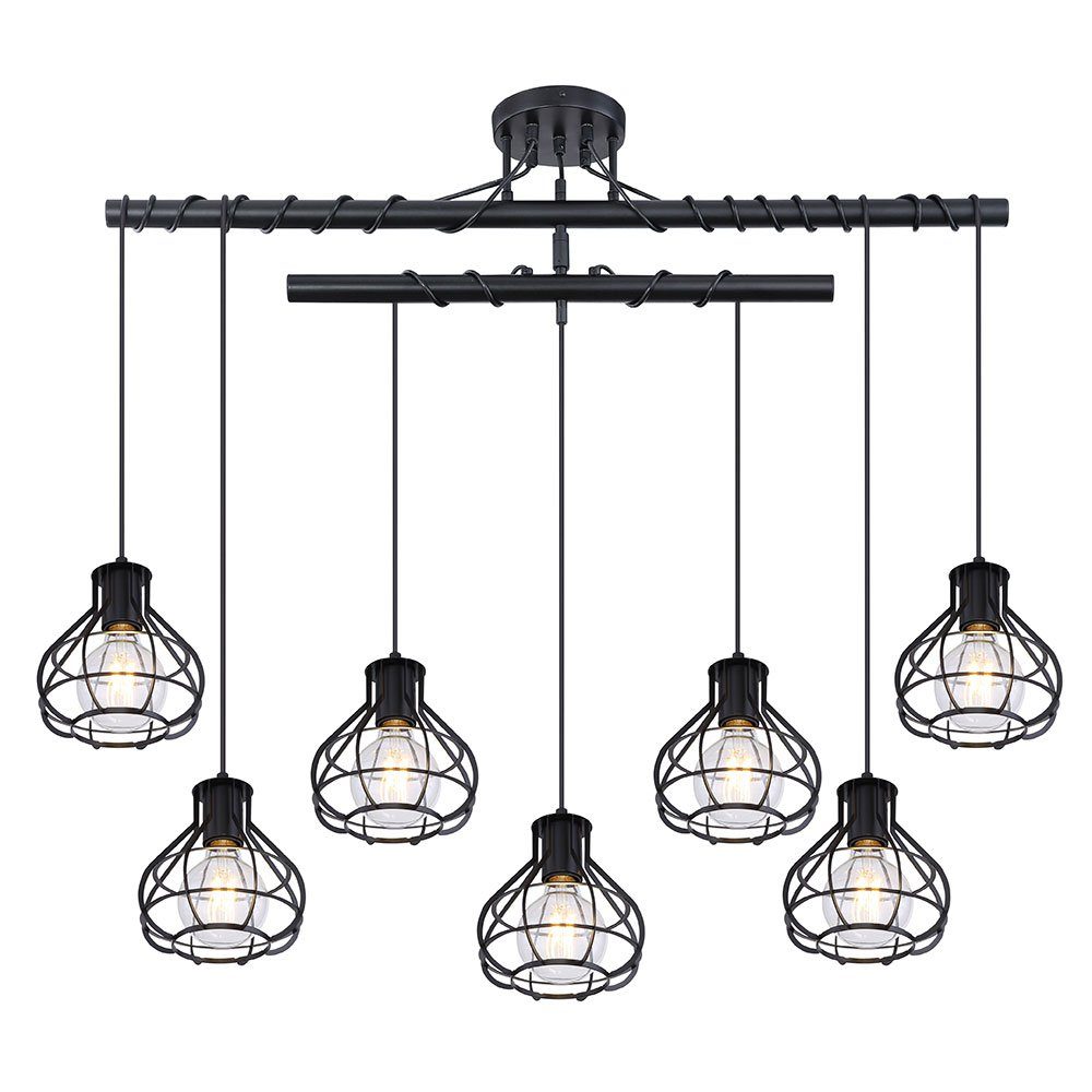 etc-shop Pendelleuchte, Leuchtmittel nicht inklusive, Hängeleuchte Höhenverstellbar Pendelleuchte Esszimmerlampe