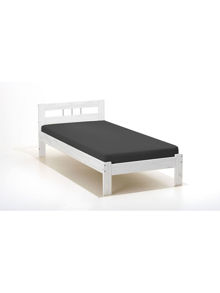 ebuy24 Bett Fank Weiß 96 x 205 cm günstig kaufen onesize