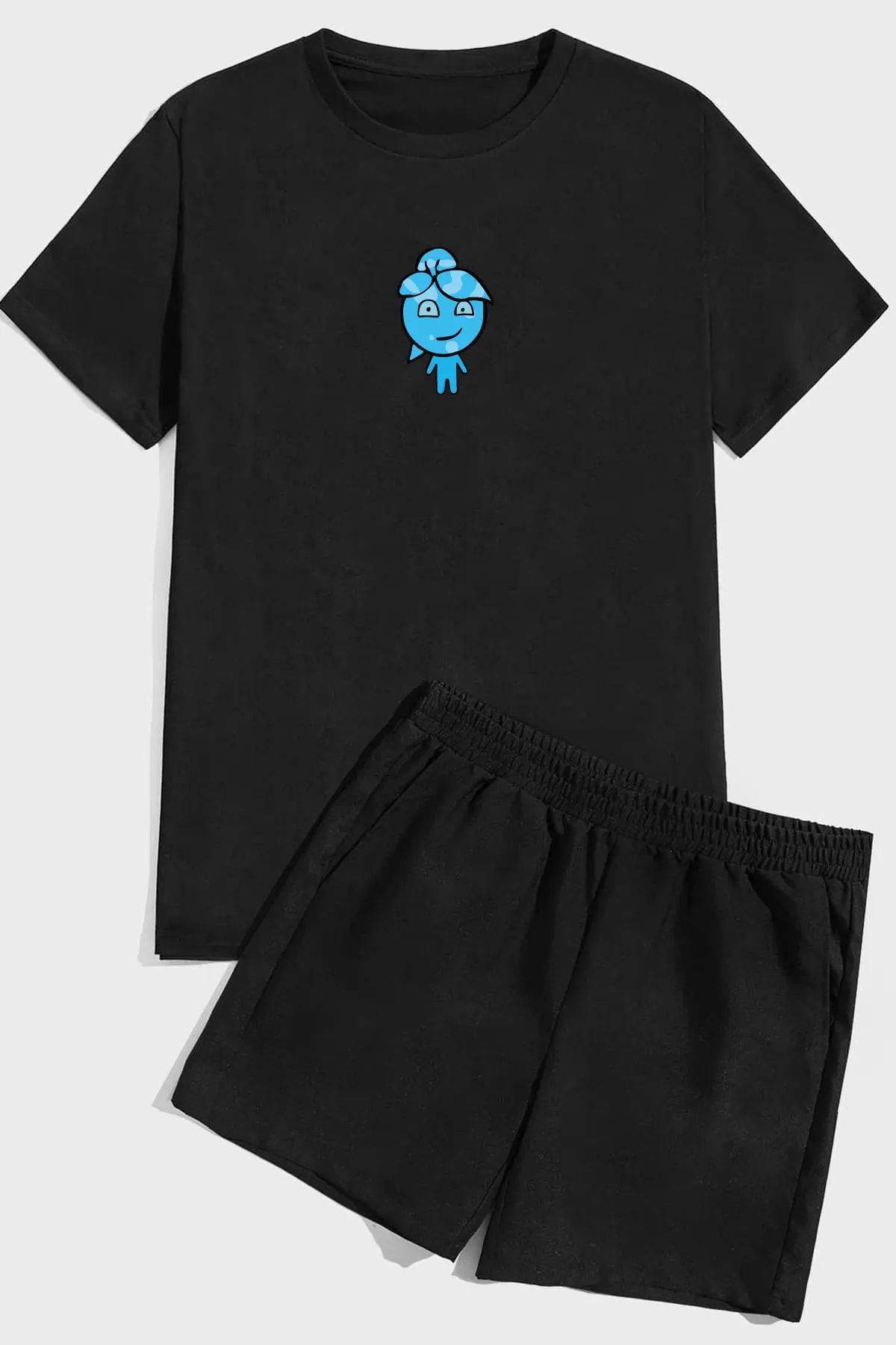 uyguntarz  Shorts-Set mit Wasser-Avatar-Print