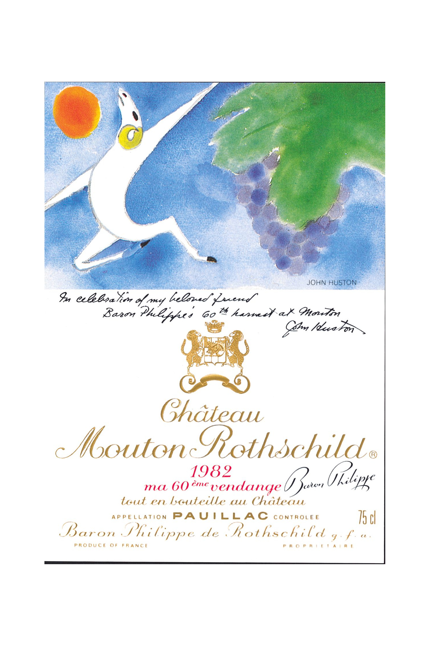 Château Mouton Rothschild 1982, Pauillac