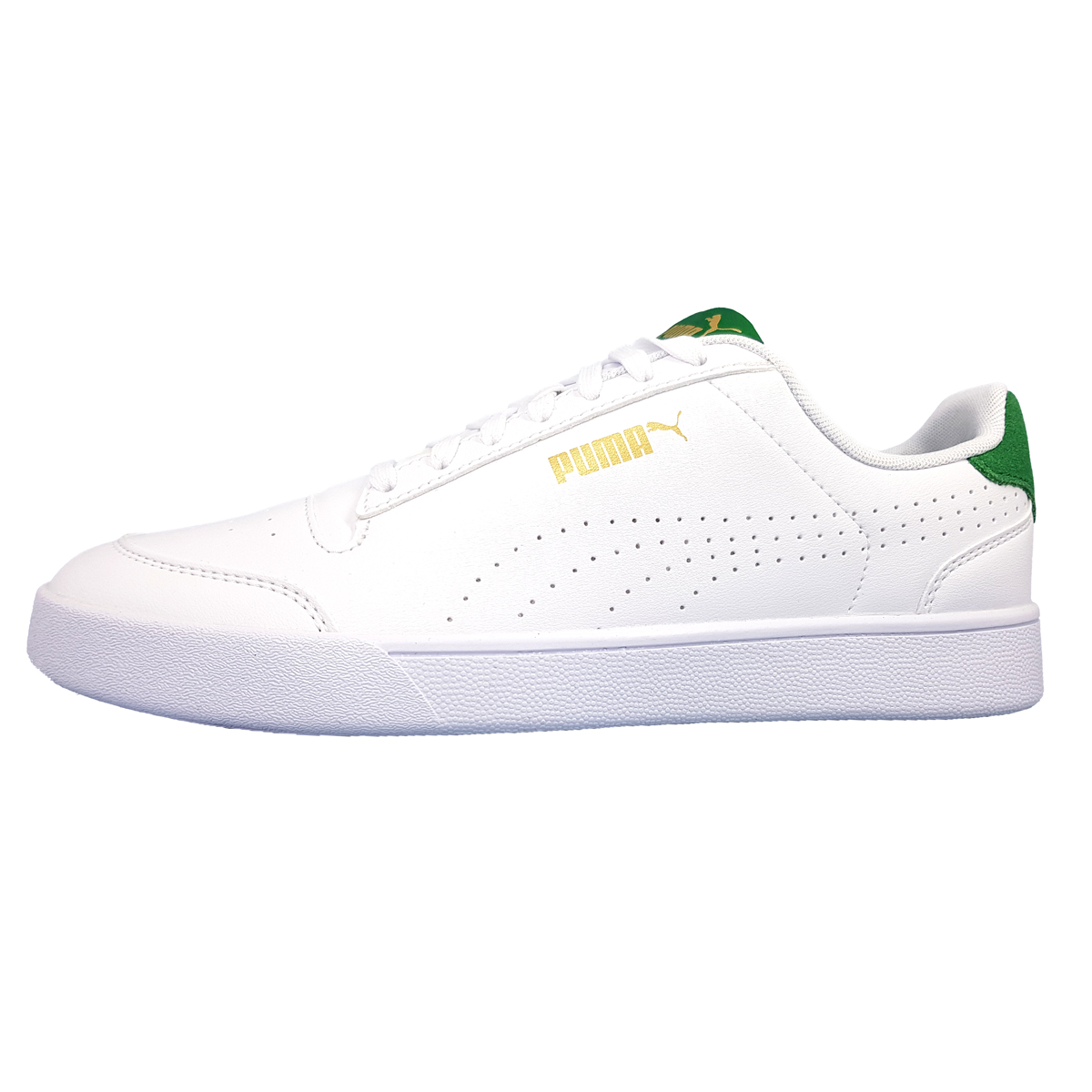 Puma Shuffle Perf 380150 Weiß 09 white/ gold/ green