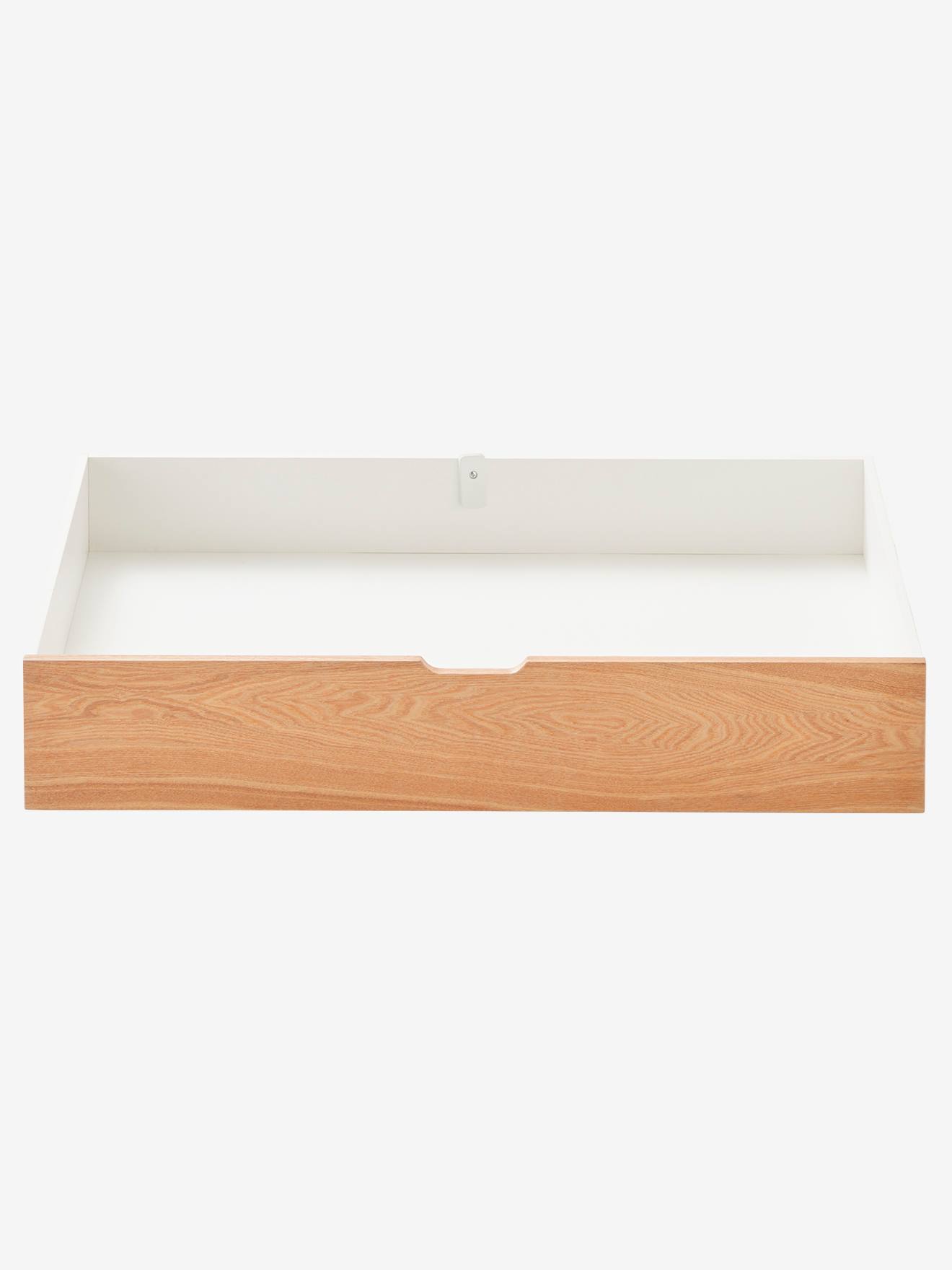 Vertbaudet Bettschublade für Babybett KONFETTI - weiß/natur