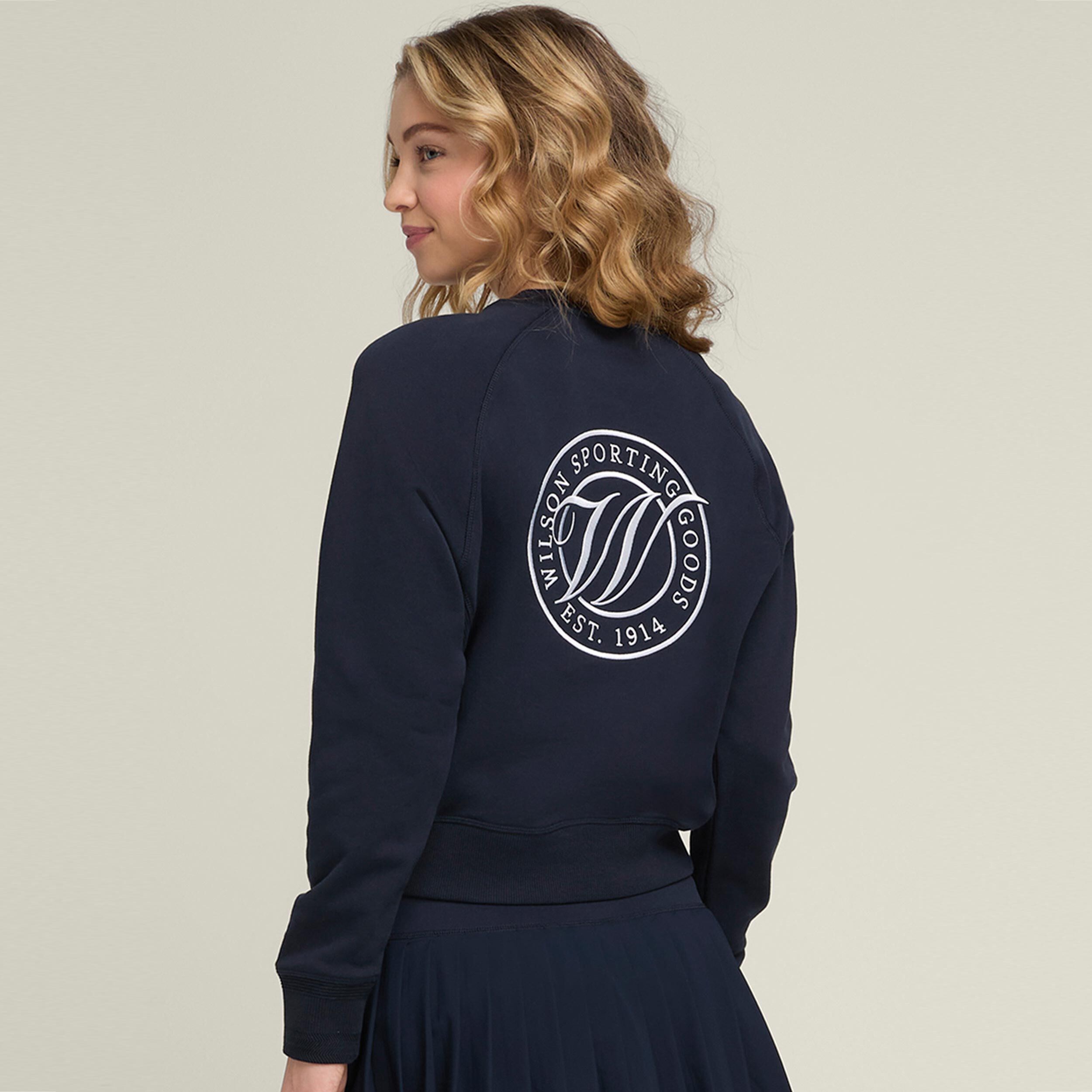 Sideline Crew Sweatshirt Damen - Dunkelblau