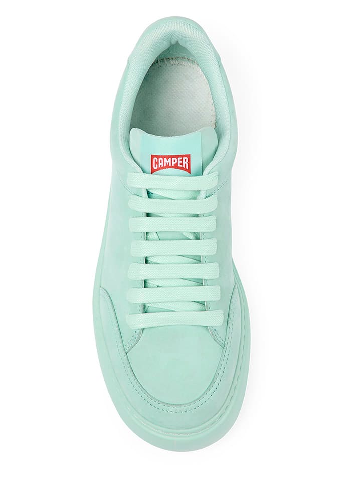 Camper Leder-Sneakers in Türkis günstig kaufen