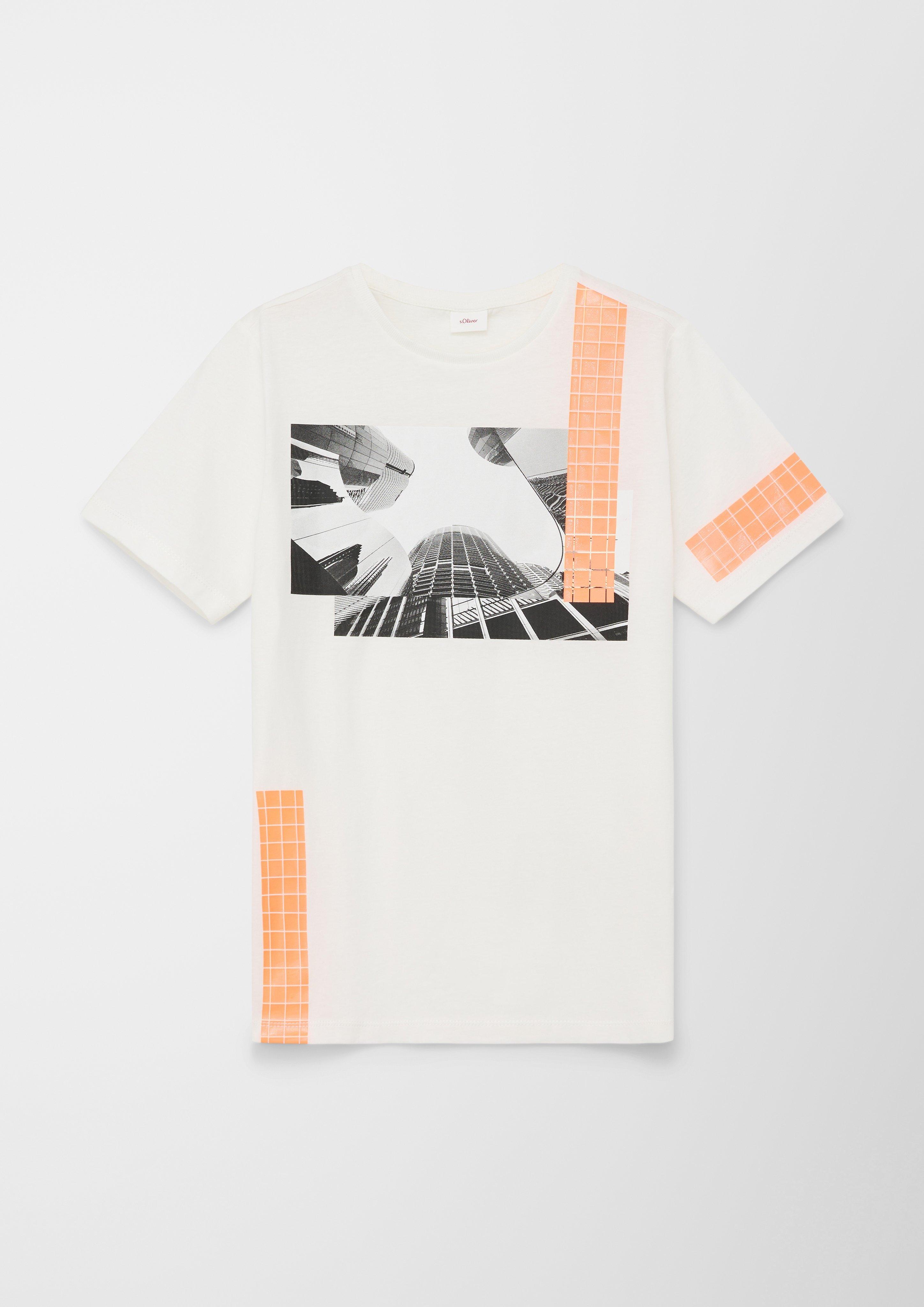 T-Shirt mit Frontprint  2128192-0210