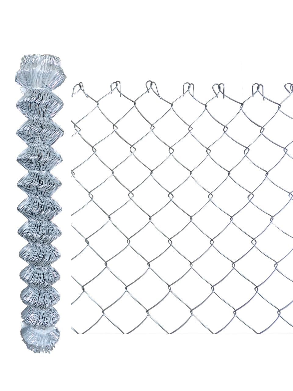 Vago-Tools Maschendrahtzaun Gitterzaun Maschinengeflecht 60x60mm Höhe 125 cm Zaun