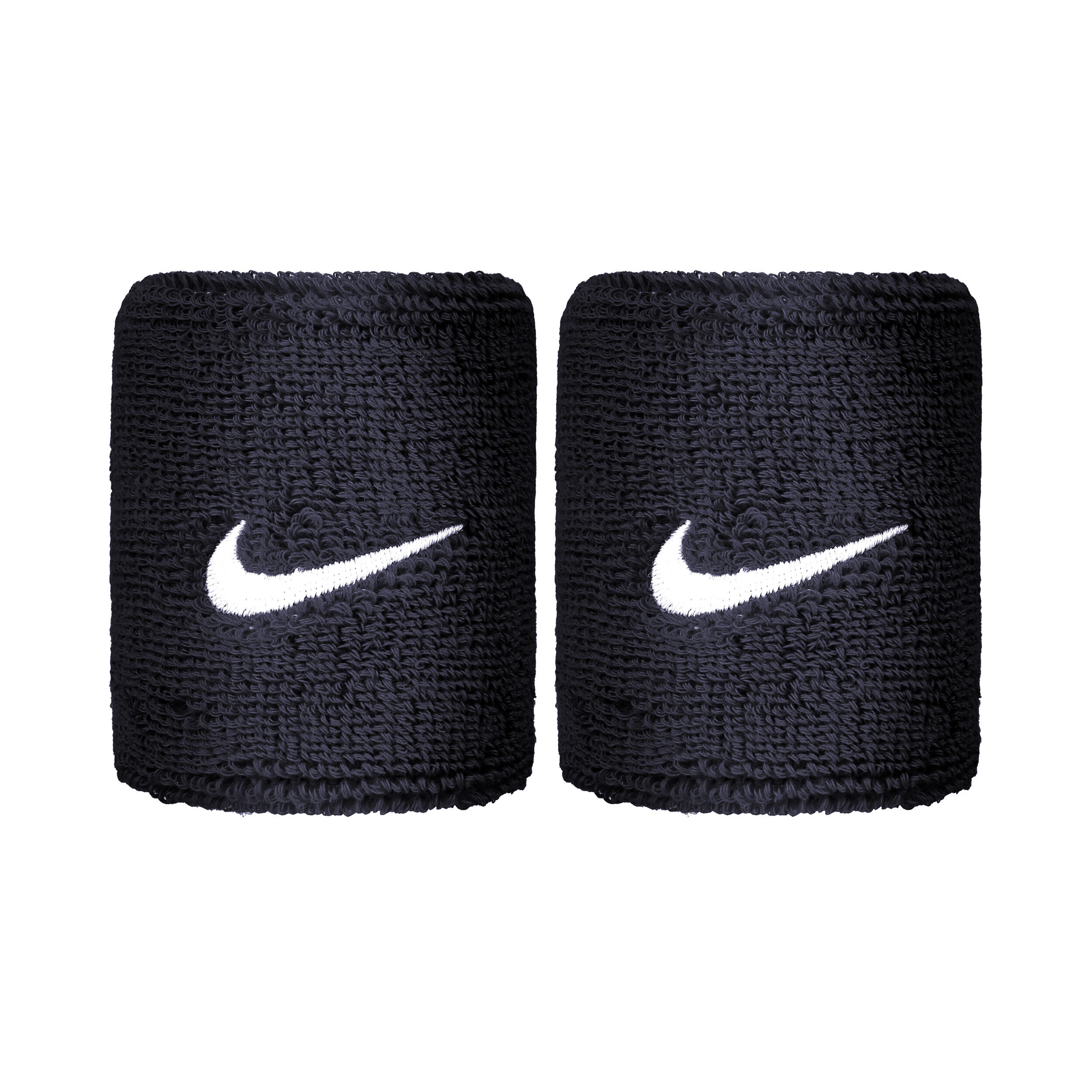 Swoosh Schweißband 2er Pack - Dunkelblau, Weiß