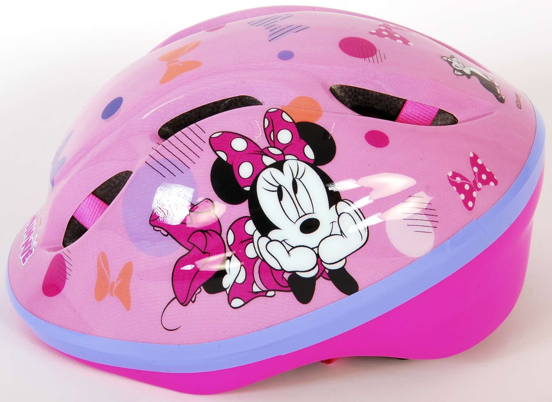 LeNoSa Kinderfahrradhelm  Minnie Maus Fahrradhelm Größe 52-56 cm (1-tlg)