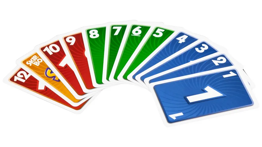 Mattel Games SKIP-BO, Kartenspiel, Gesellschaftsspiel, Familienspiel, Kinderspiel