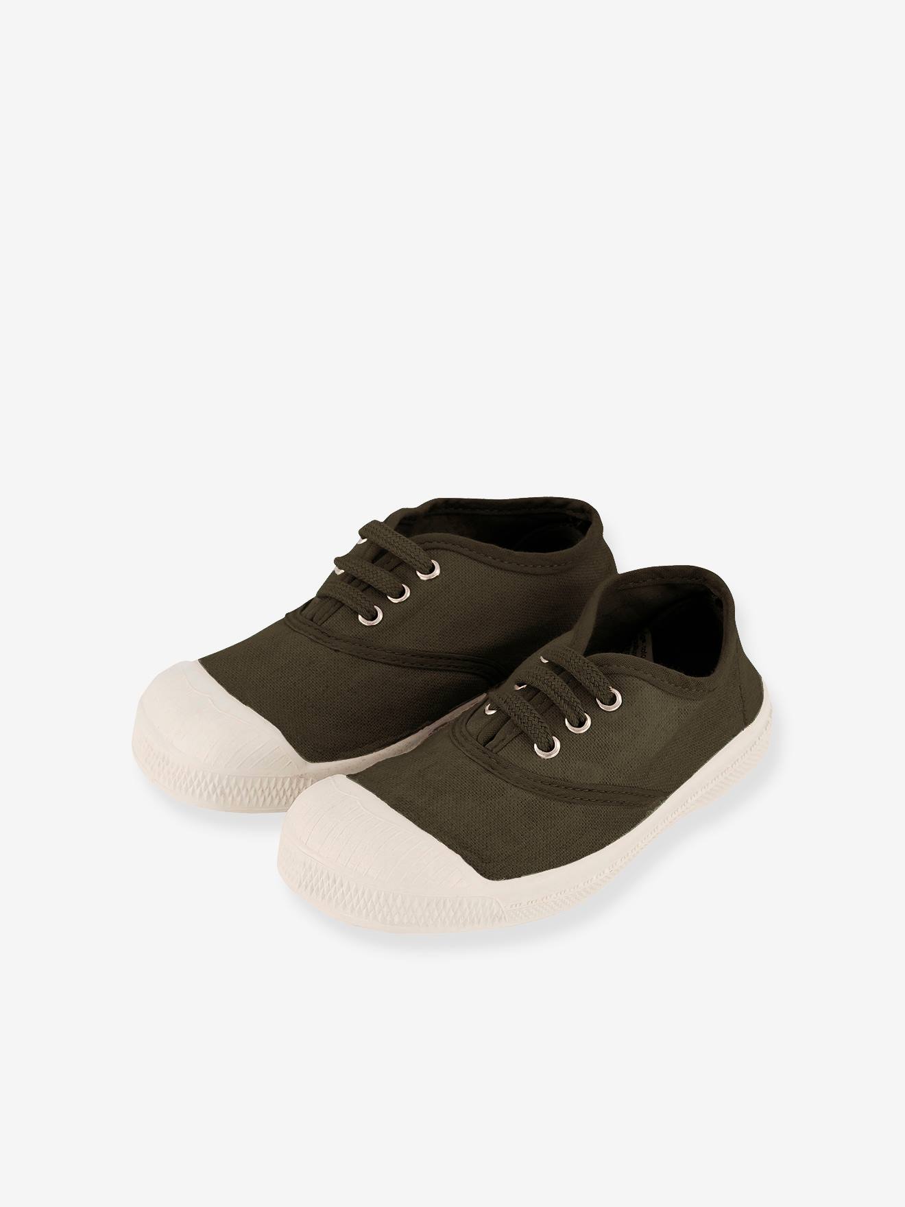 Tennis à lacets coton enfant BENSIMON® marine
