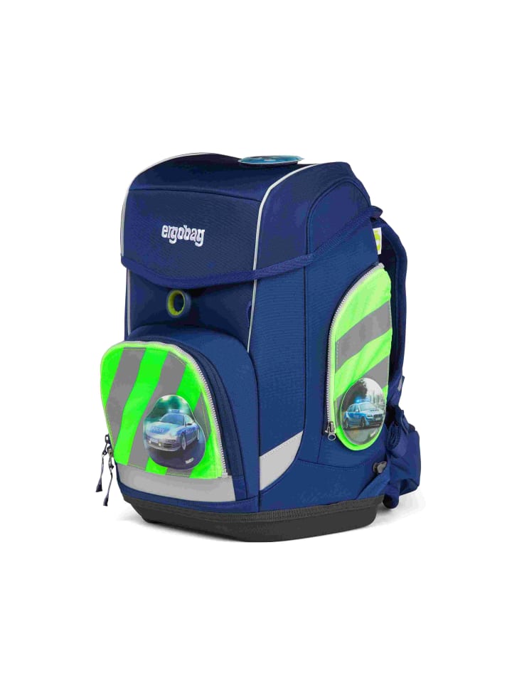 Ergobag ergobag Fluo-Zip Set mit Reflektorstreifen Grün günstig kaufen onesize