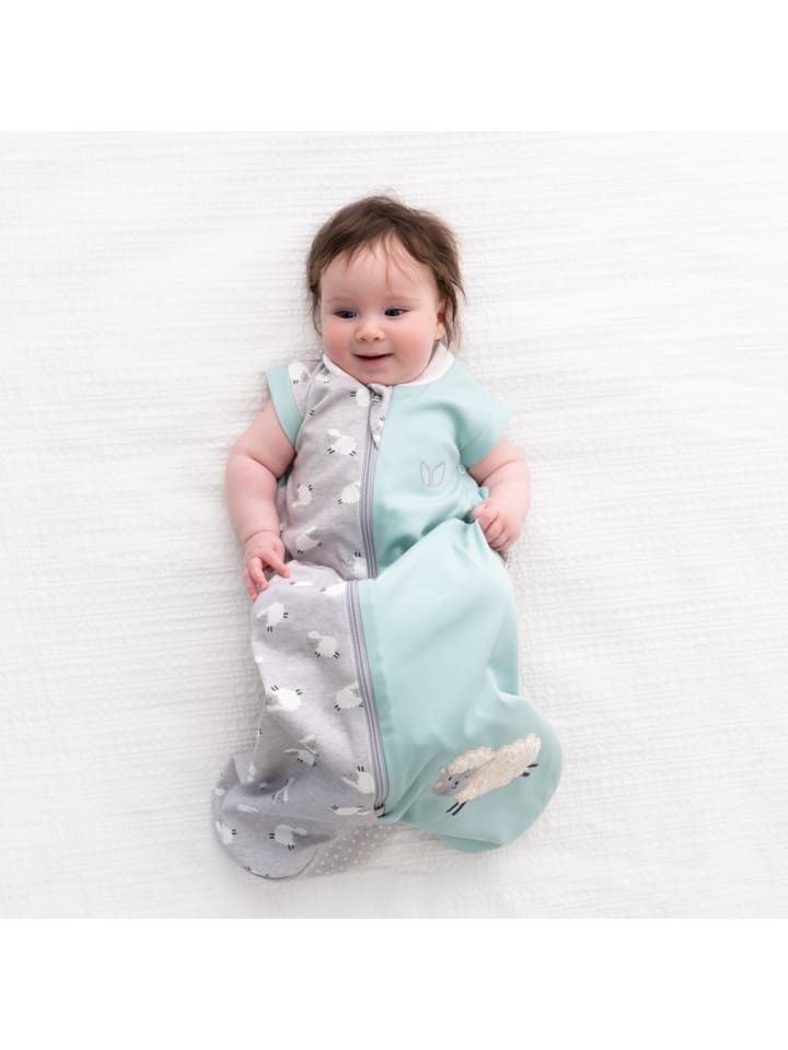 SlumberOrganix Bio Babyschlafsack, 1.0 Tog in Silber günstig kaufen 90 cm