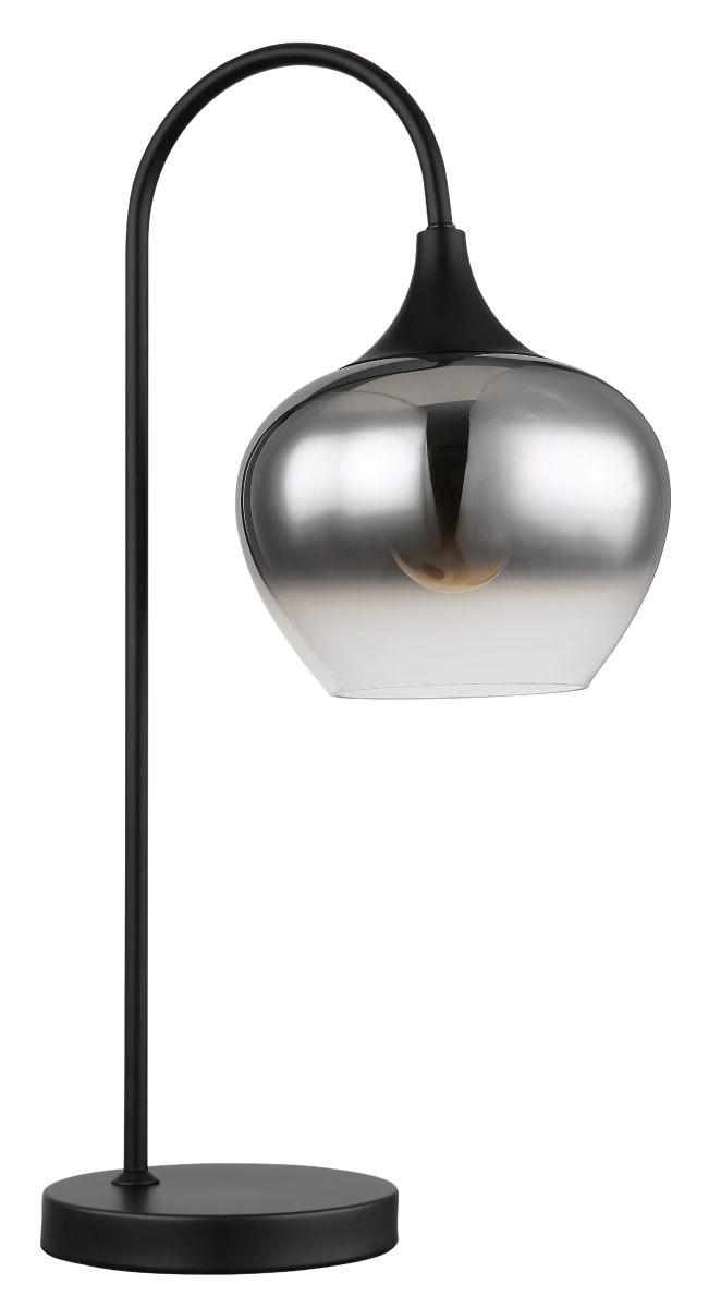 Globo 1-flg Tischleuchte Maxy Rauchglas