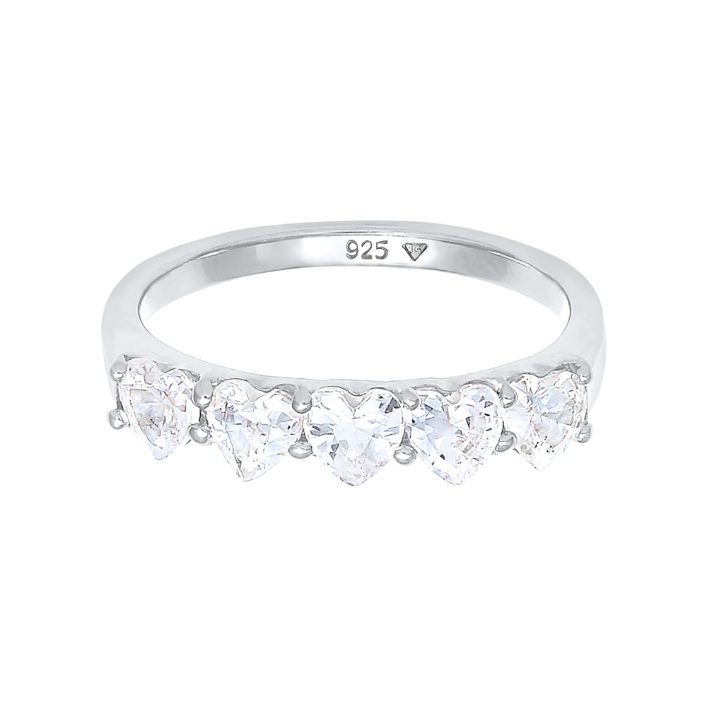 Elli Elli Bague Les fiançailles de coeur des femmes sont élégantes avec des cristaux d Bague