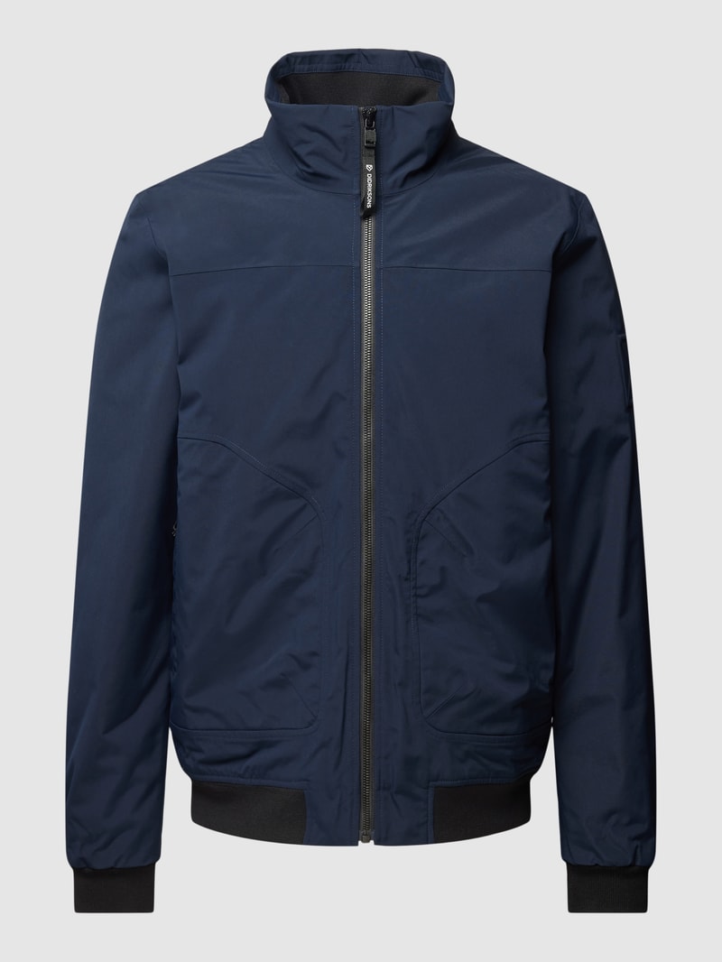 Jacke mit elastischen Abschlüssen Modell 'ALIVN' in marineblau