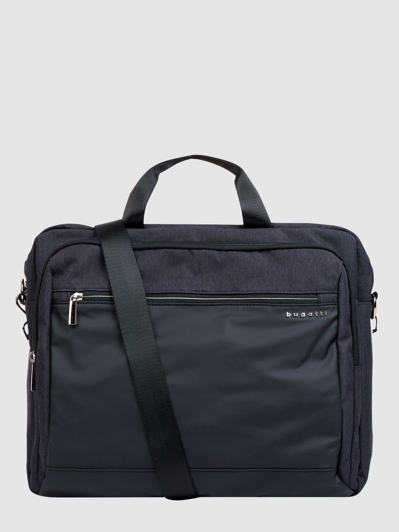 Laptoptasche mit abnehmbarem Schulterriemen in anthrazit meliert