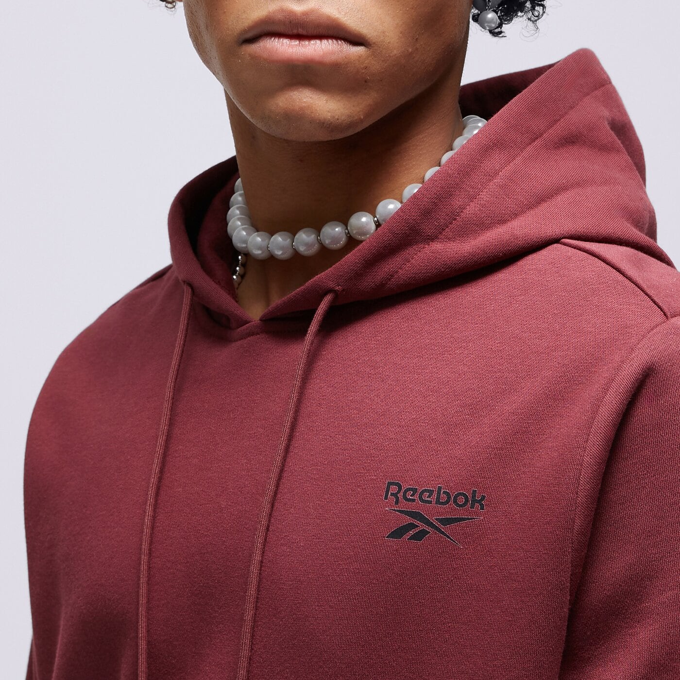 REEBOK SWEATSHIRT REEBOK ID FLEECE OTH Dunkelrot