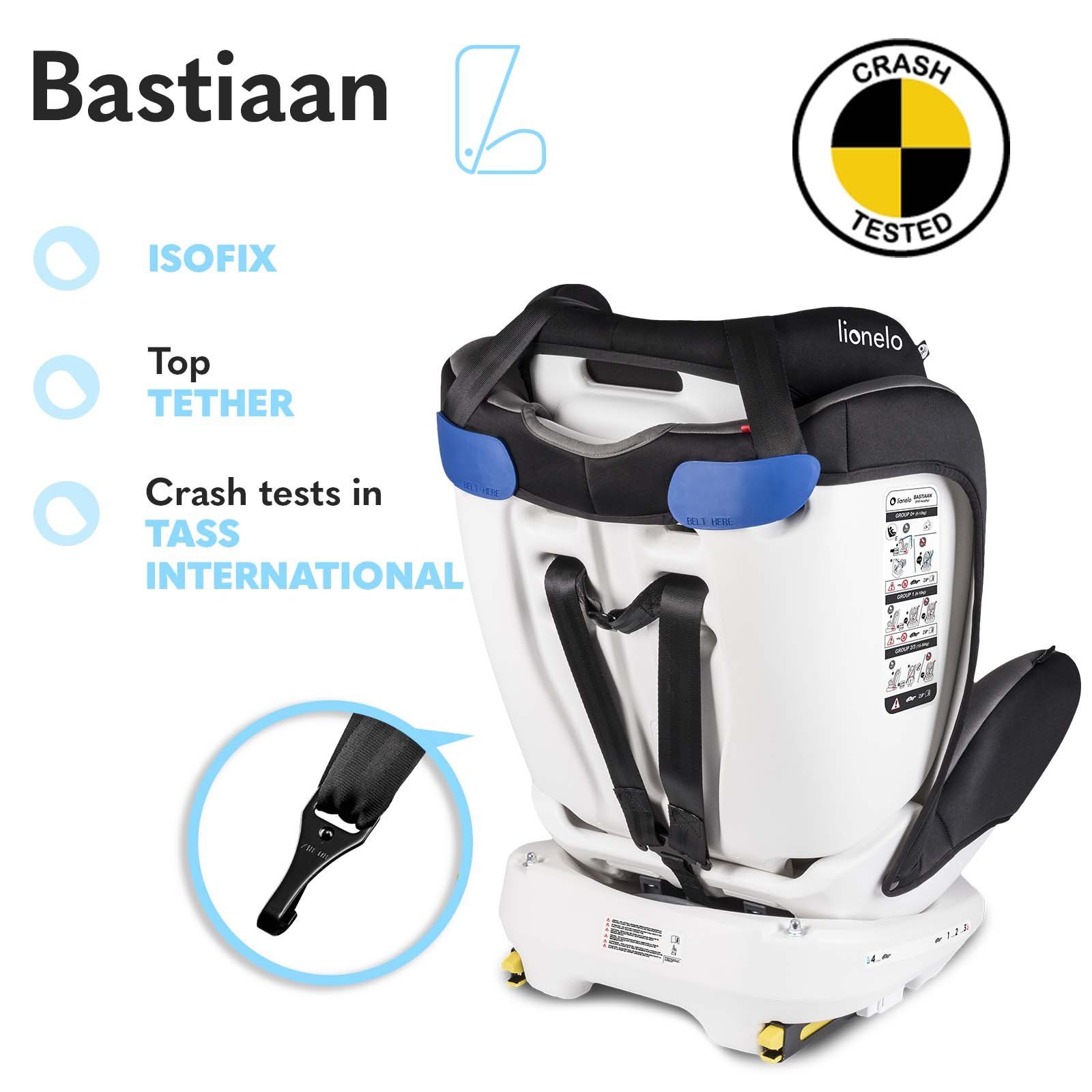 lionelo Autokindersitz Bastiaan, ab: ab 0 bis 11 Jahre (0-36 kg), bis: 11 Jahre, ab: 0,00 kg, bis: 36,00 kg, (Packung), TÜV SÜD ECE R 44/04 Dri-Seat für 0-12 Jahre