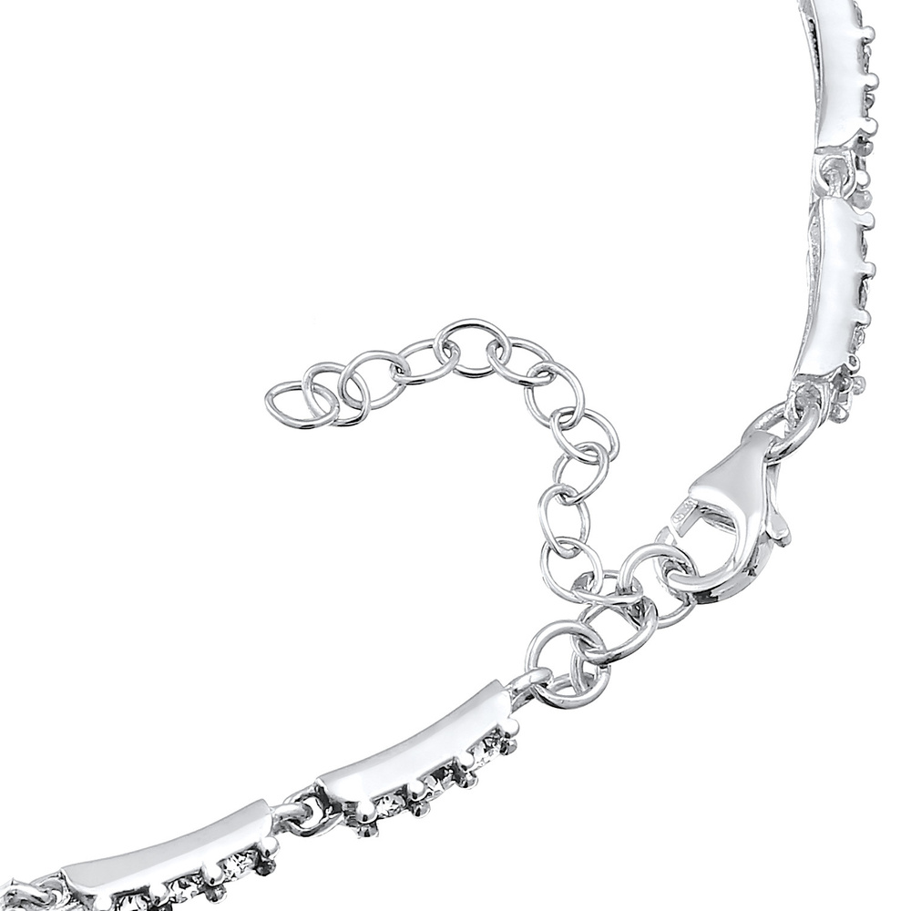 Elli Elli Bracelet Classique Cristal  Femme  (925/1000) Argent Bracelet