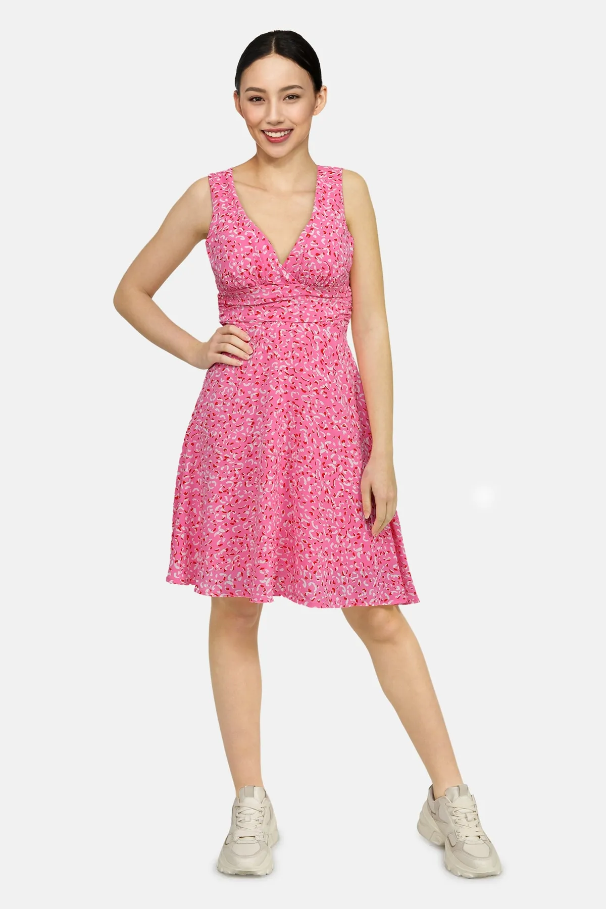 Sister&'s Point  Kleid Damen/Mädchen Pinky Animal