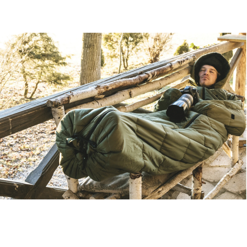 Bergstop Cosybag Wilderness grüner Schlafsack
