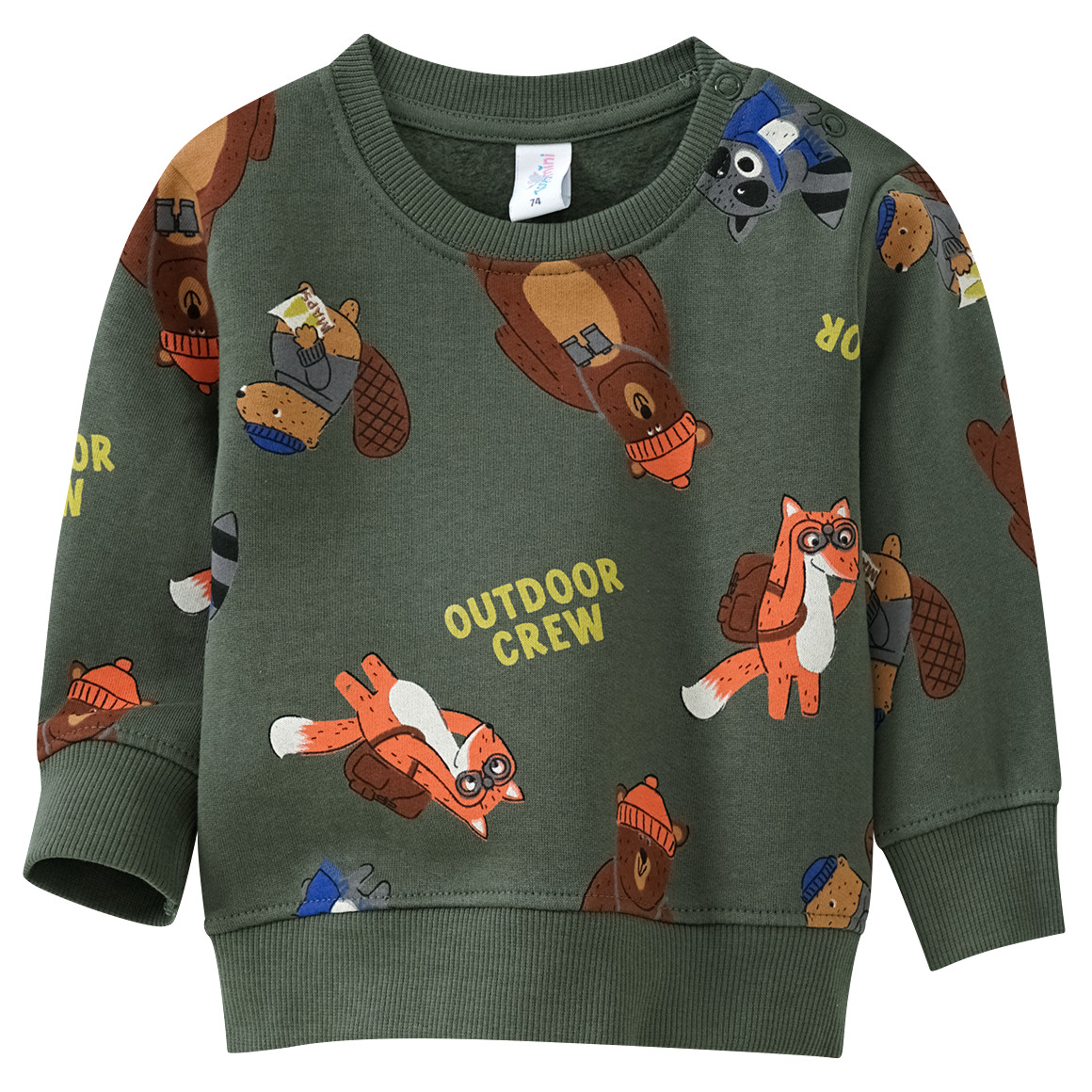 Baby Sweatshirt mit Allover-Print