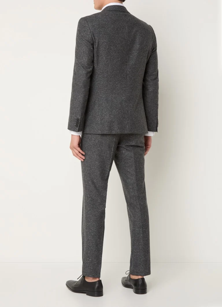 HUGO BOSS Henry/Getlin232X pieguļošs divdaļīgs uzvalks no zīda maisījuma