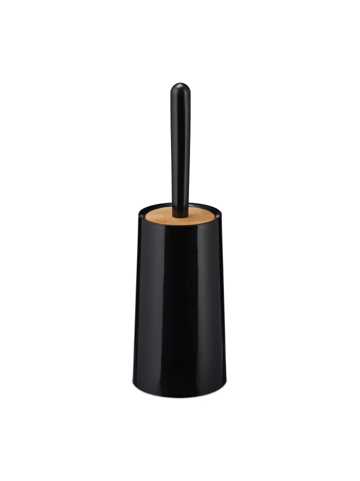 relaxdays Toilettenbürste in Schwarz günstig kaufen onesize