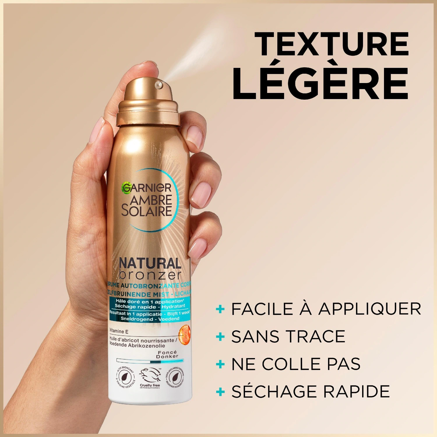 Garnier savaiminio įdegio kūno purškiklis