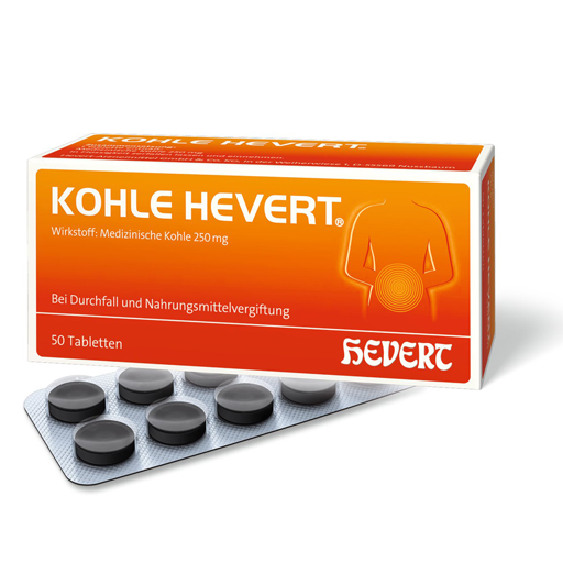 KOHLE Hevert Tabletten  50 St  Tabletten