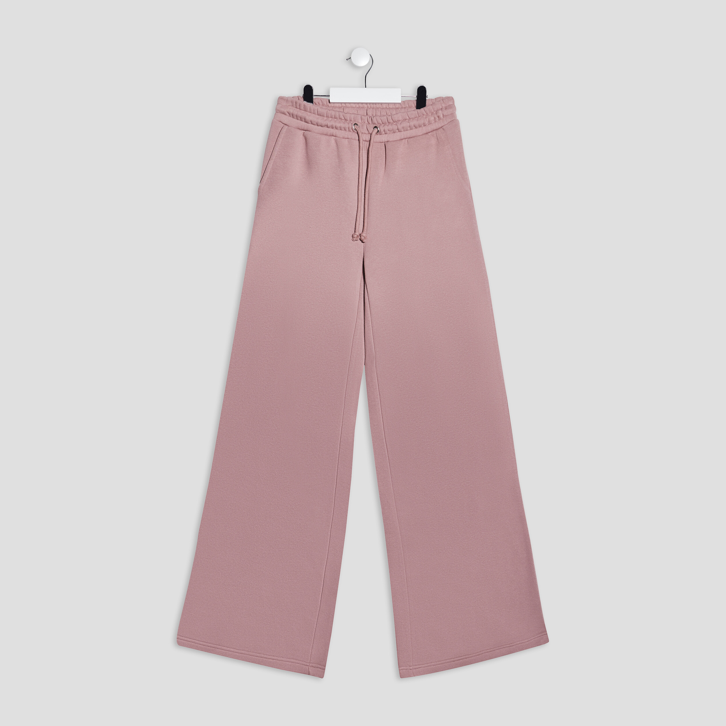 Pantalon jogging large prune femme | La Halle
