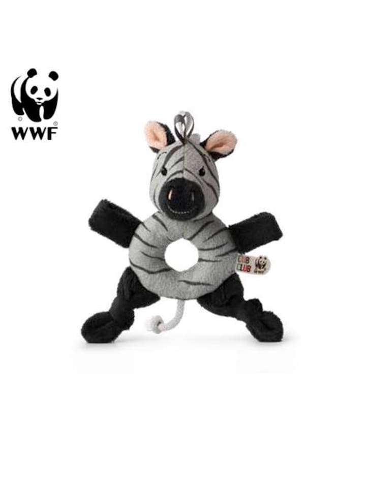 WWF Cub Club - Greifring Ziko das Zebra (15cm) in grau günstig kaufen onesize