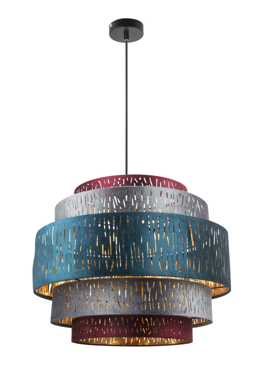 Globo Lighting - TICON - Hängeleuchte Metall schwarz, 1x E27