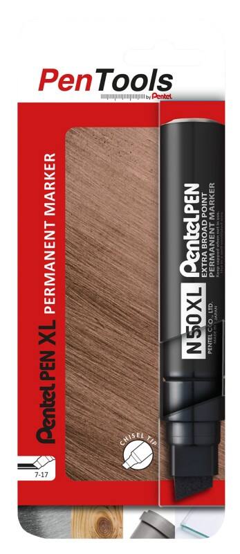 Pentel N50XL Permanentmarker Breit Keilspitze 17 - 19 mm Schwarz