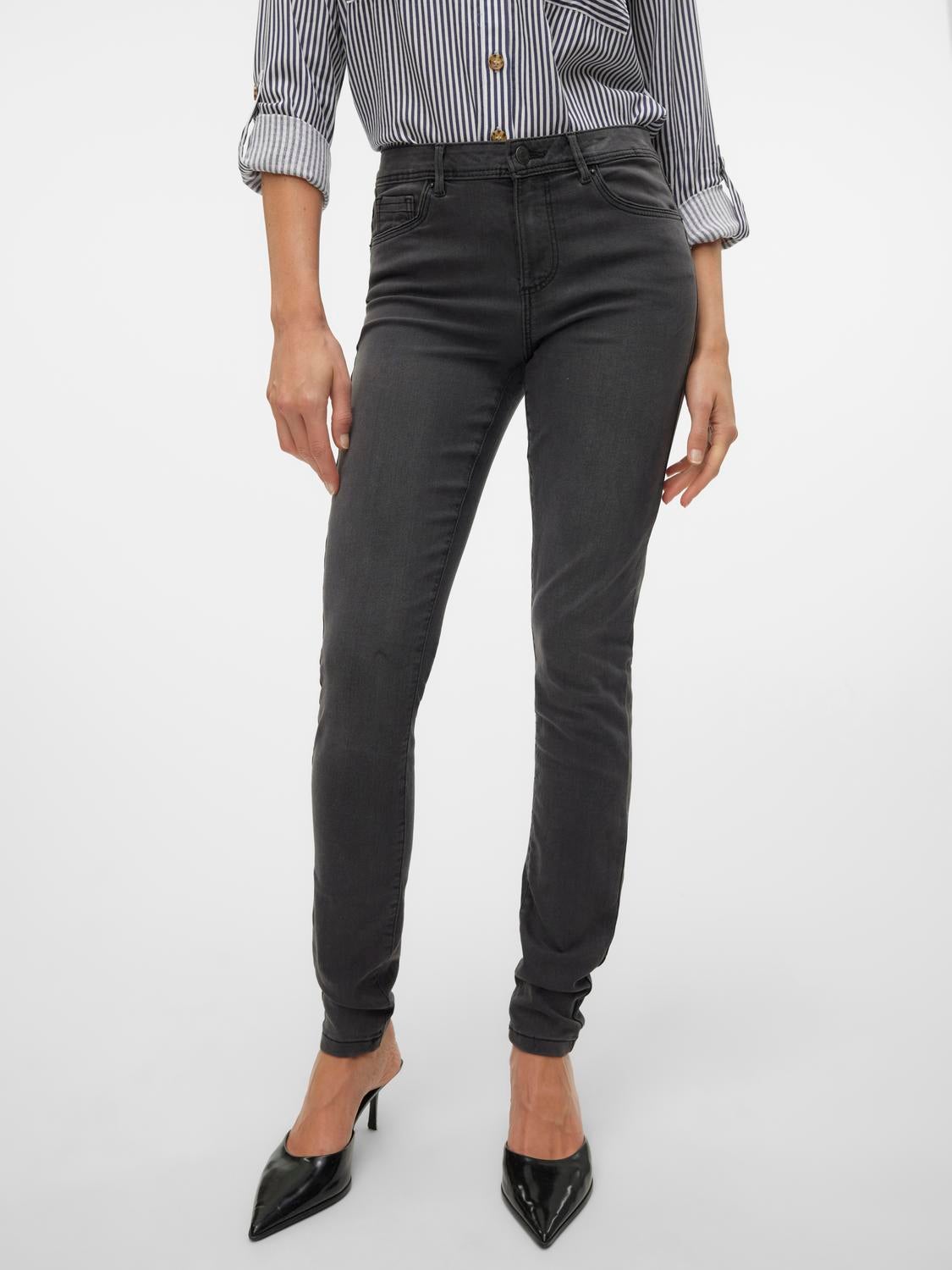 VMTANYA Mid Rise Skinny Fit Jeans
