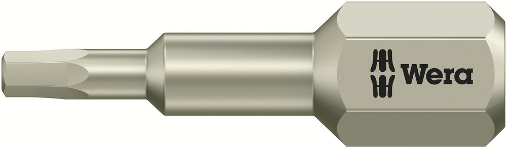 Wera 05071060001 3840/1 TS Шестоугаони битови, нерђајући челик, 3/32