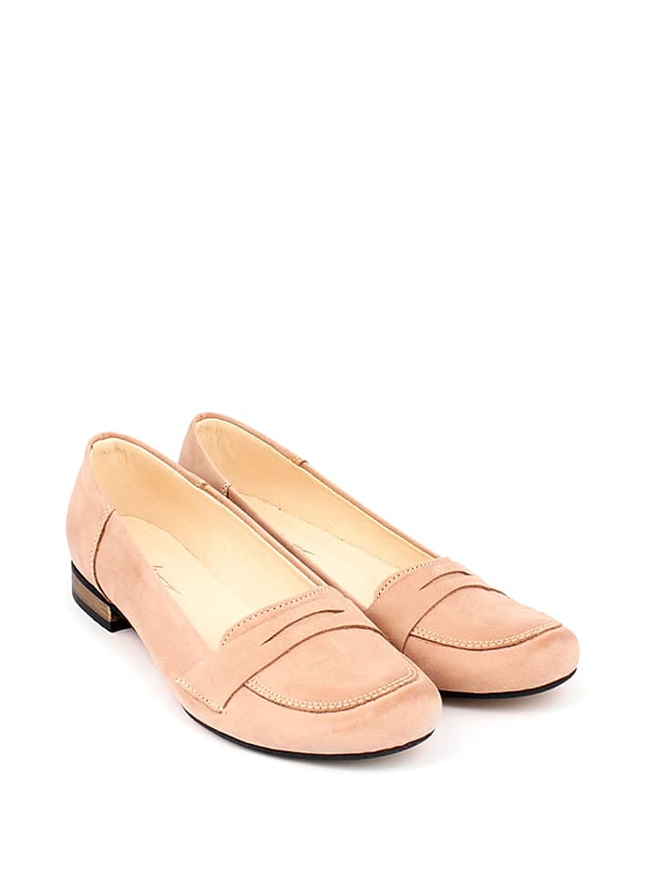 Zapato Leder-Slipper in Hellbraun günstig kaufen 40