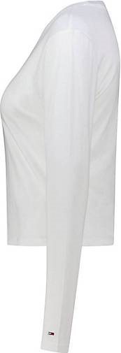TOMMY-JEANS Damen Langarmshirt