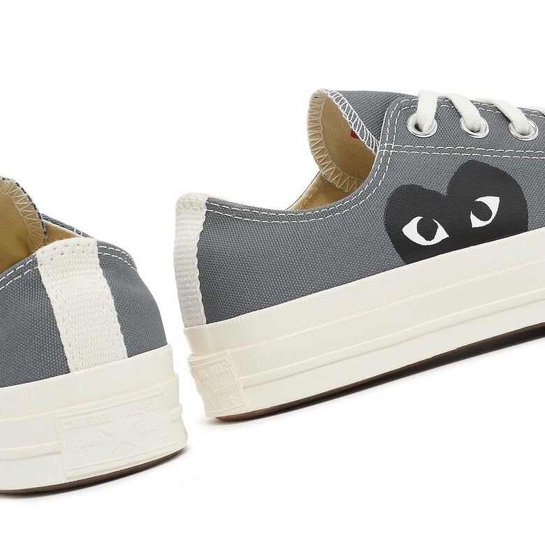 Comme des Garcons Play Black Heart Chuck Taylor All Star '70 Low grey
