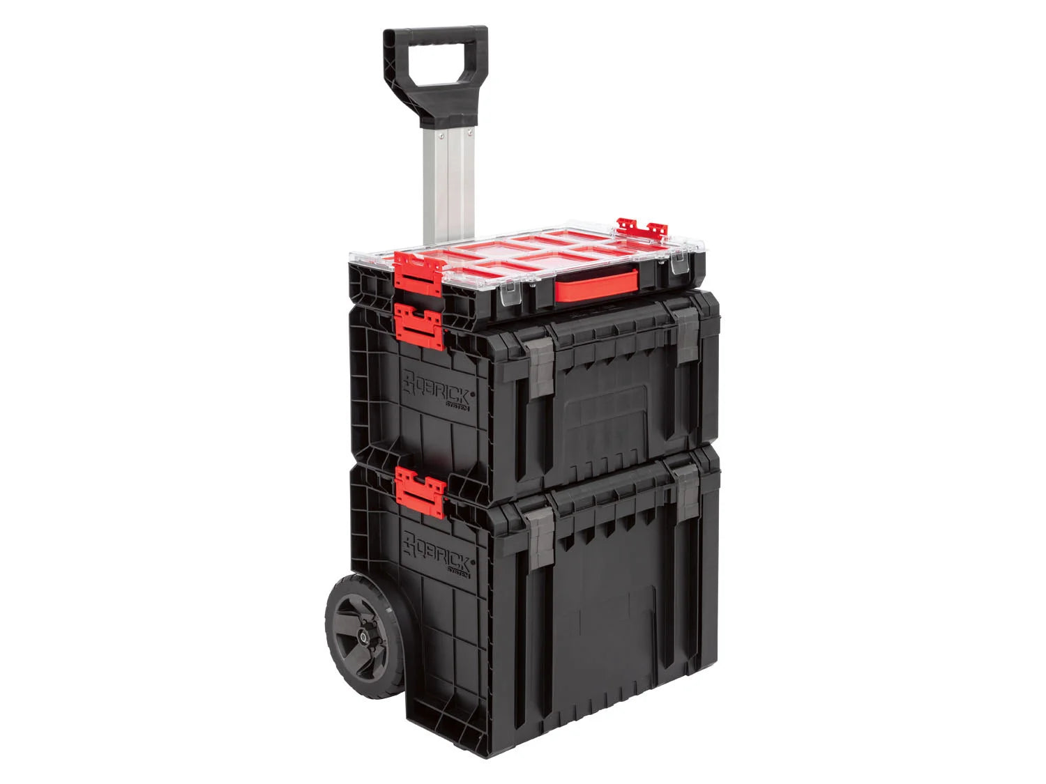 Qbrick System tool trolley set »PRO Cart + PRO Toolbox + PRO Organizer 100«